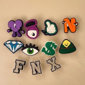 Croc Jibbitz emoji symbols for shoes